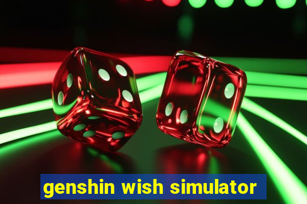 genshin wish simulator